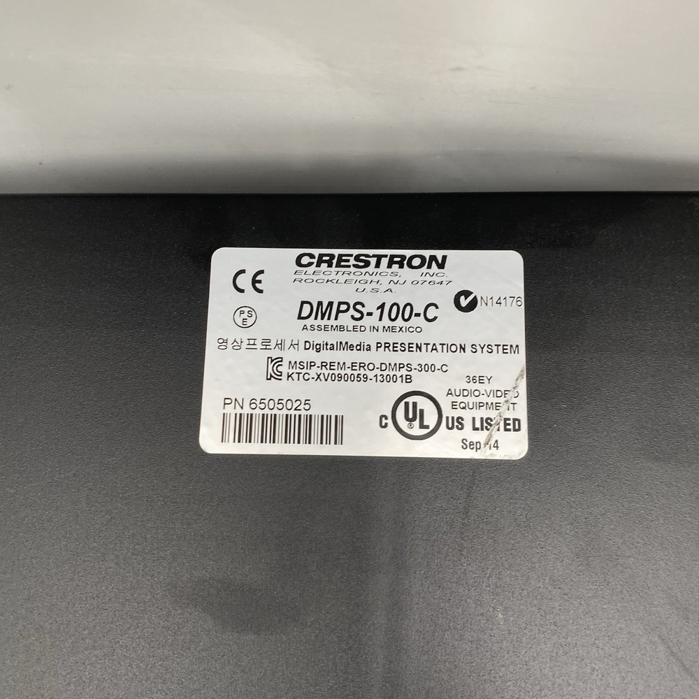 Crestron DMPS-100-C Digital Media Presentation System