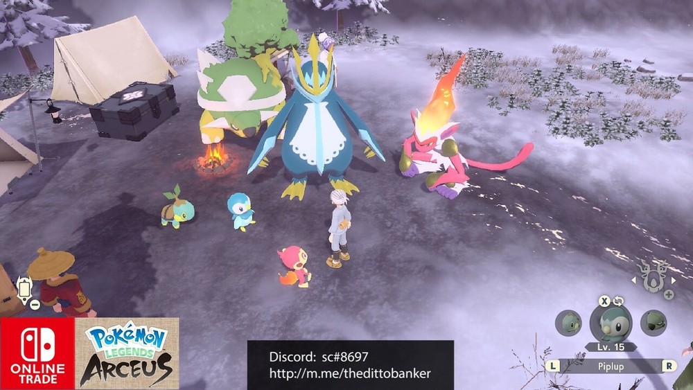 Pokemon Legends Arceus SHINY ALPHA EEVEE EVOLUTION LV.20 Bundle (x9) ✨ 6IV Maxed