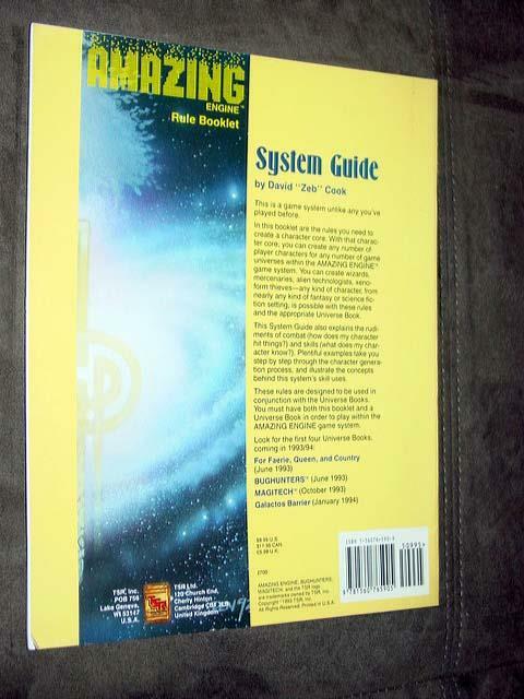 (2) TSR - Amazing Engine - System Guide & Magitech magazine games ! - EXCELLENT