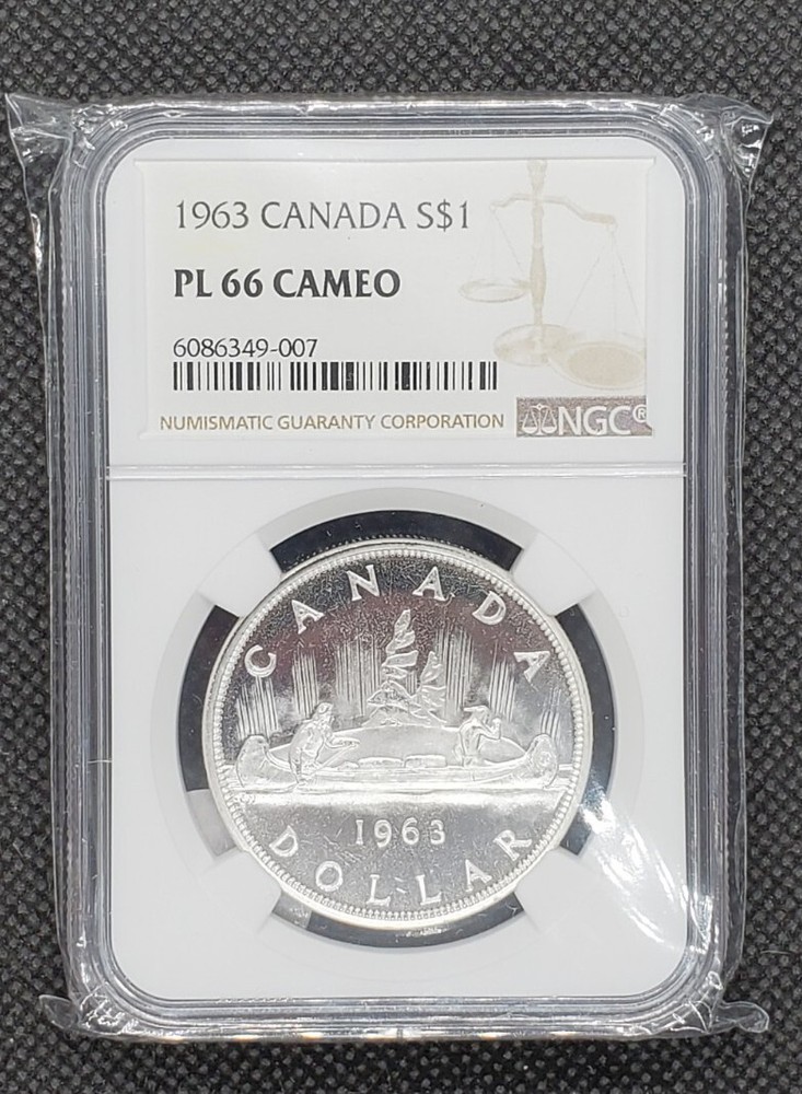 1963 Canada $1 | NGC PL66 CAMEO