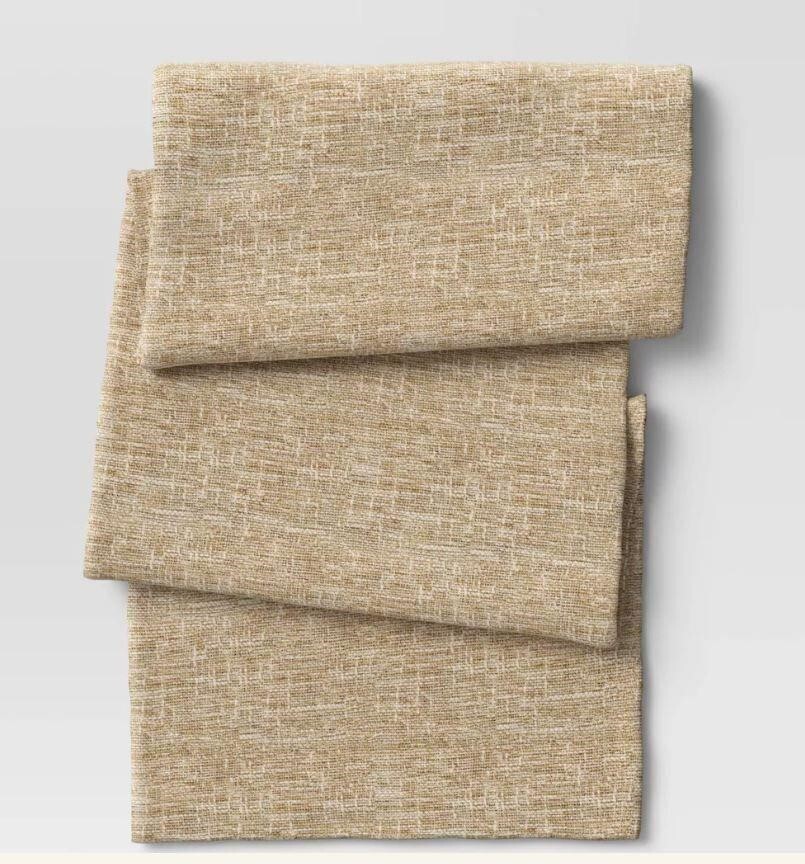 NEW, TEXTURED TABLE RUNNER 20"X90", #BS91424-147