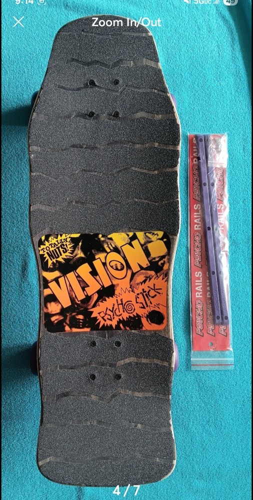Custom Built Vision Psycho Stik OG Complete Skateboard Deck Bones Independent RE