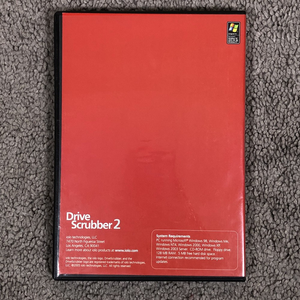 IOLO Drive Scrubber 2 Unlimited PCs Computer Software