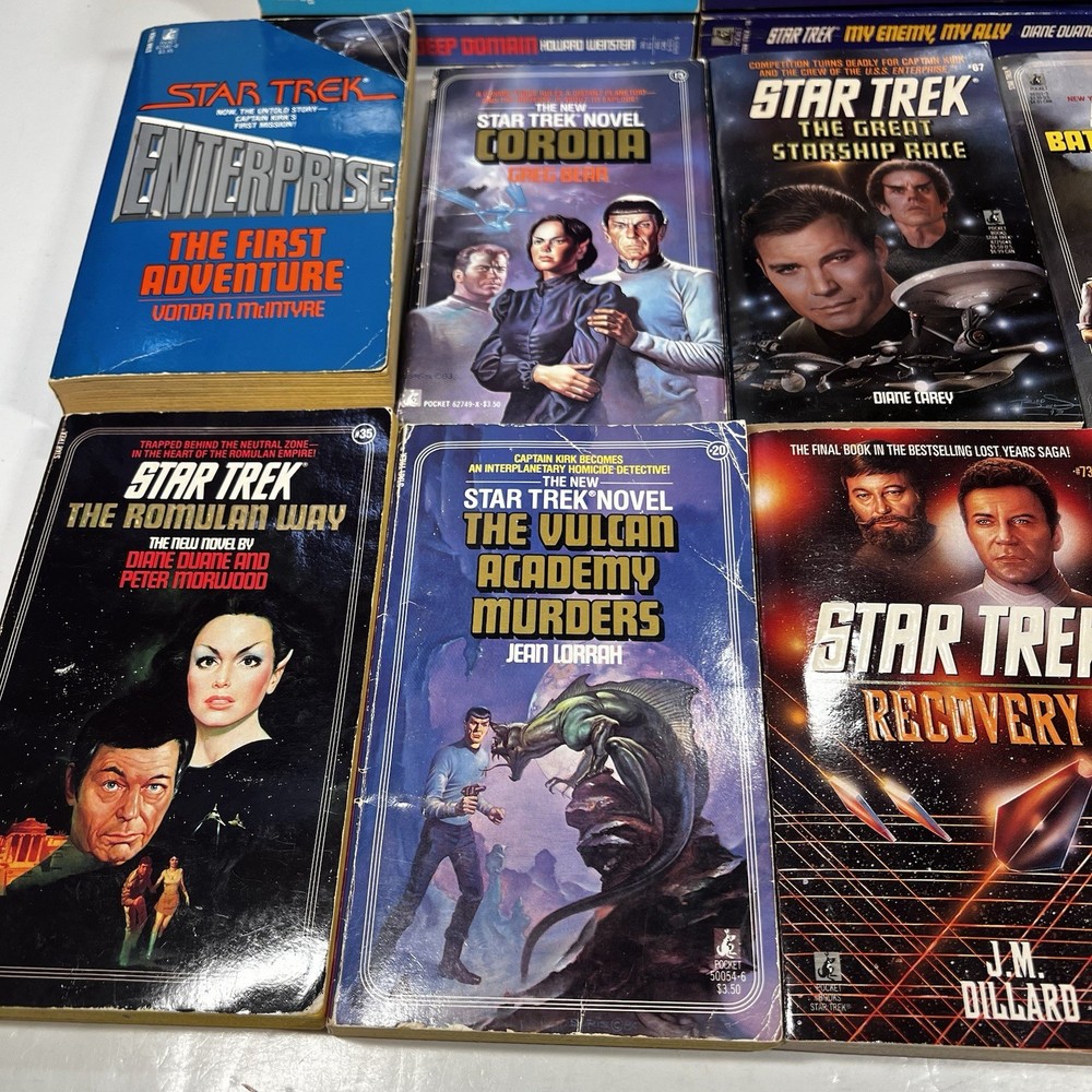 Star Trek 49 Paperback Book Lot