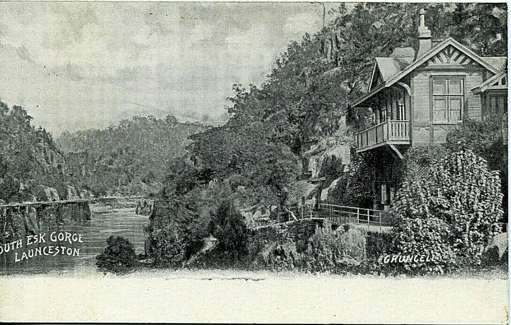 [TAS] South Esk Gorge, Launceston - Postcard