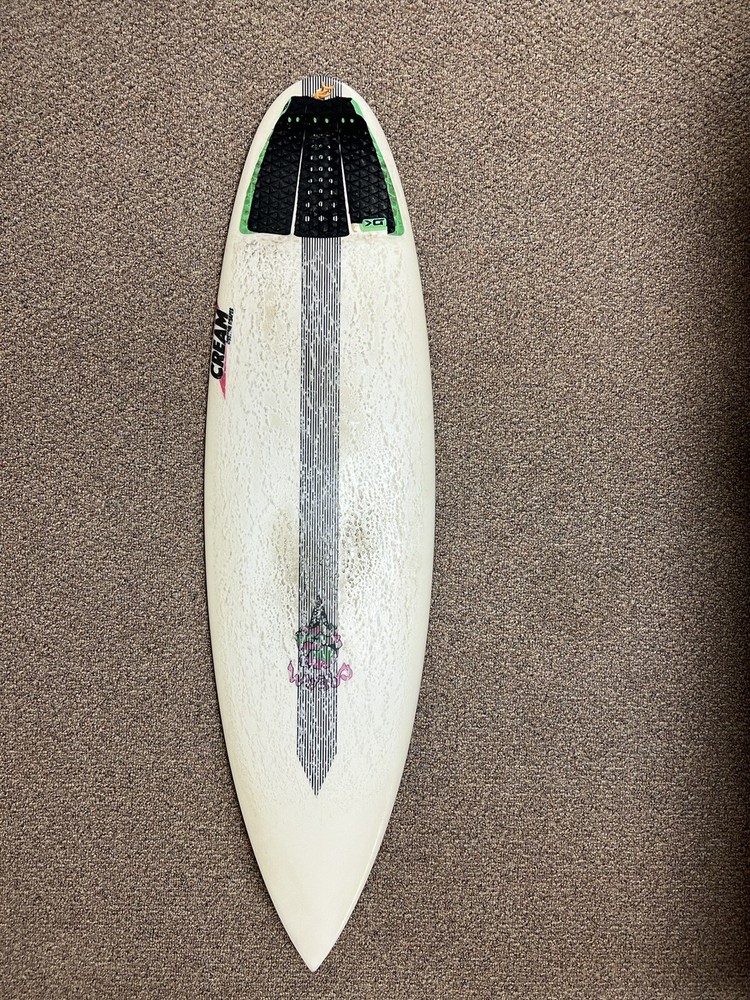 surf boards used Cream 5”10 Round Tail
