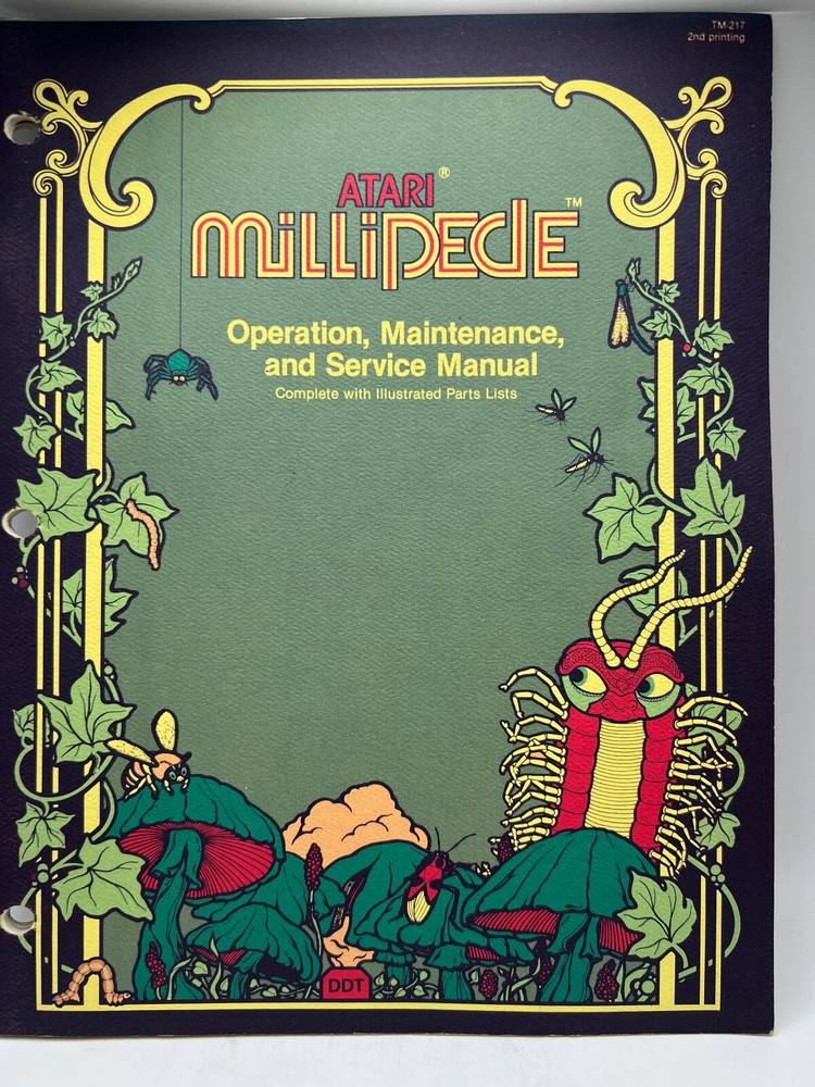 ATARI: Arcade game Manuals Collection from distributors library YOUR CHOICE