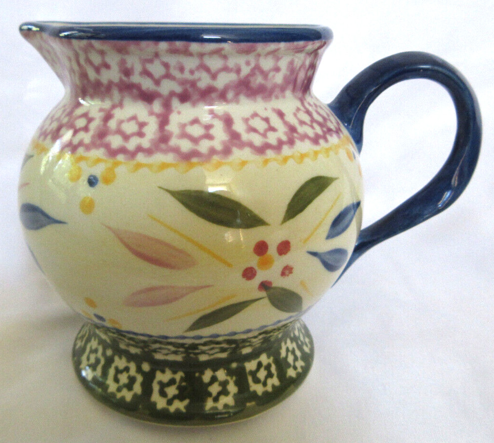 Temptations by Tara Old World Multicolor Creamer PPP-BT EUC