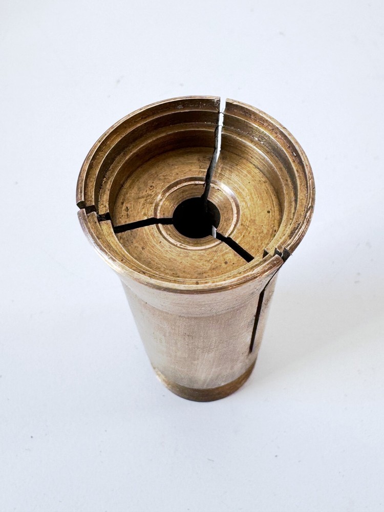MSC Brass Emergency 5C Round Collet Internal/External Threads 1.127 Counter Bore