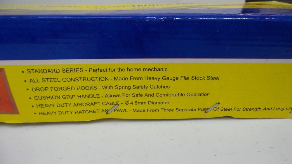 2 TON POWER PULLER IDEAL FOR MACHINE SHIP BOATING CAMPING LANDSCAPING & CAMPING