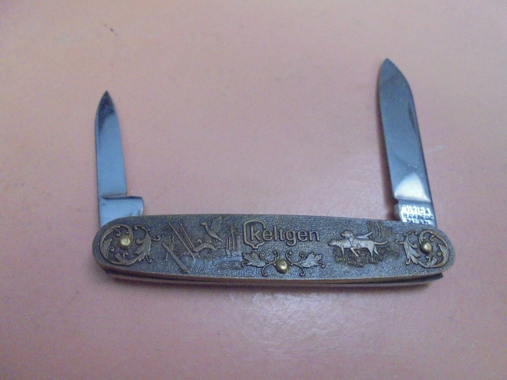 Vintage 1993 Keltgen Seed Corn pocketknife fancy