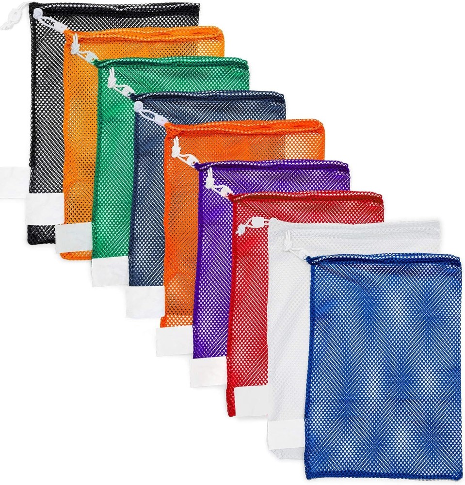 Heavy-Duty Nylon Mesh Bag with Adjustable Drawstring: Versatile Storage Solution