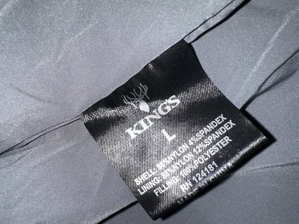 King's XKG Boulder Gray Soft Shell Transition Flex Jacket Sz L