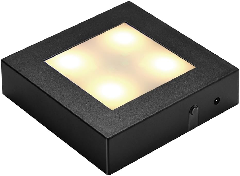 LED Light Base Display Stand 3D Crystal Lighted Base Square Stand Plate Pedestal