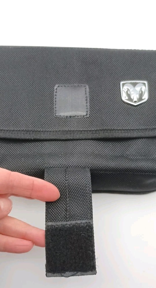 Dodge Ram Owners Manual Case (No Manual) Glovebox Bag Hook & Loop Ram Logo