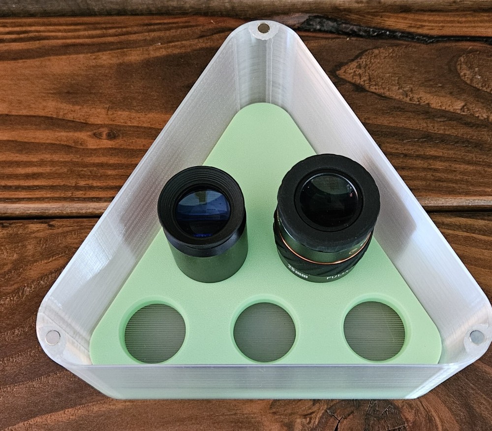 Vintage Telescope Accessory Box (Vixen/Celestron Triangle Tupperware)