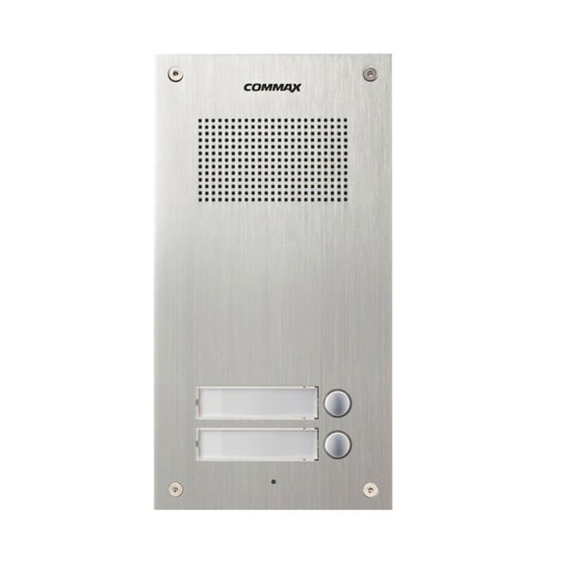 COMMAX INTERCOM: 2 Buttons Audio Door Panel for Apartments and Residence DR-2UM