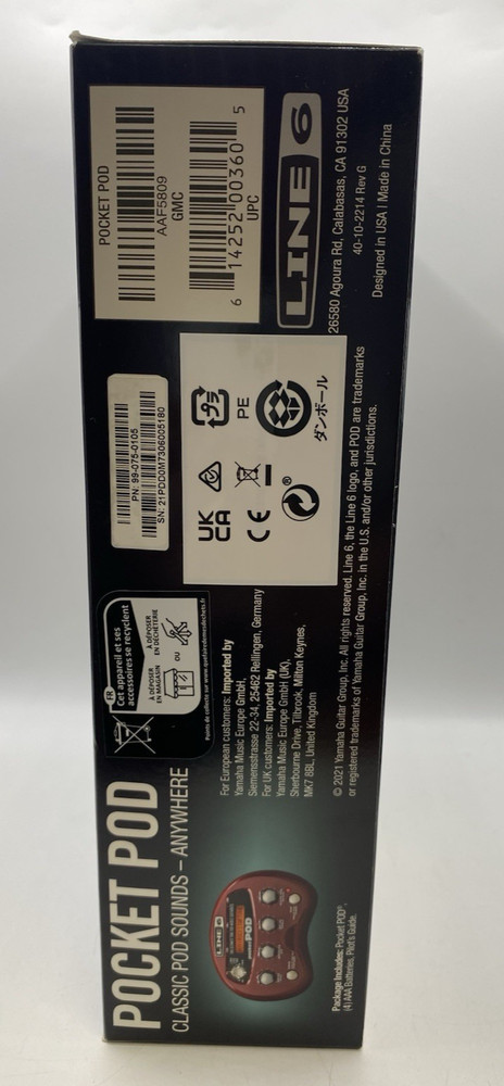 Guitar Multi Effects Processor Line 6 Pocket POD