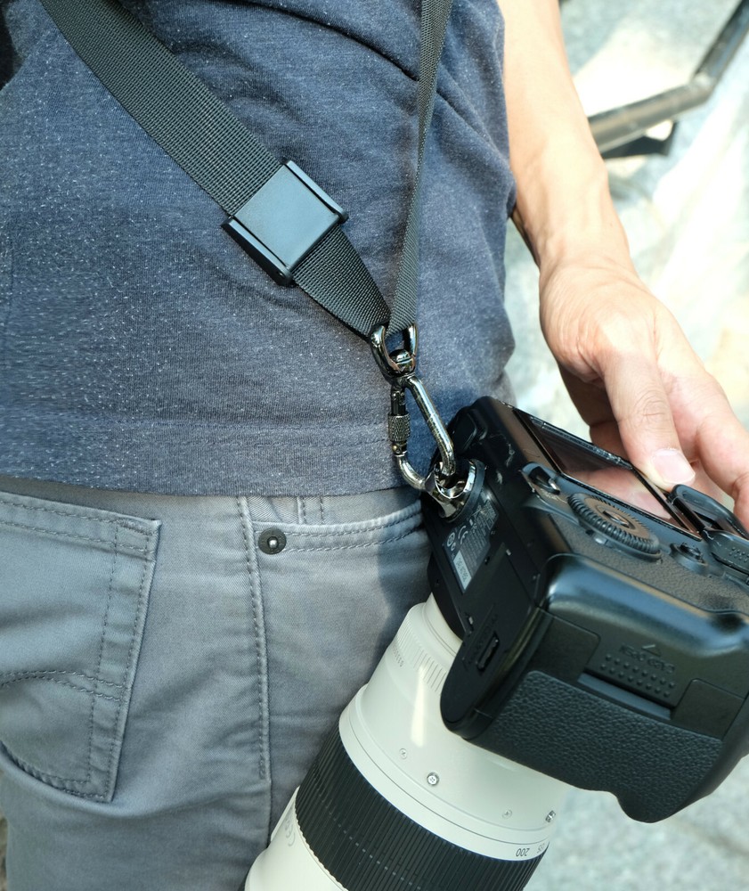 Quick Rapid Single Shoulder Sling Black Strap Safety Tether Canon 90D 1200D 80D
