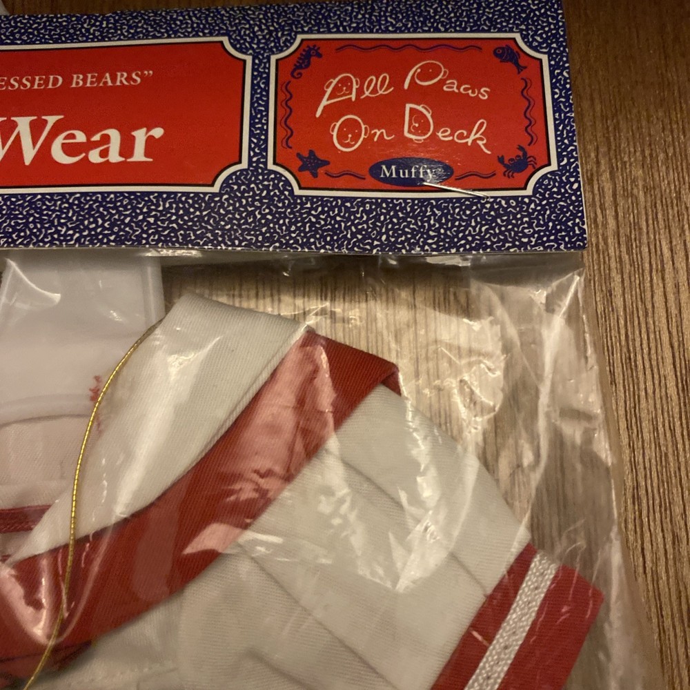 Muffy VanderBear “All Paws On Deck” Outfit NIP 1995