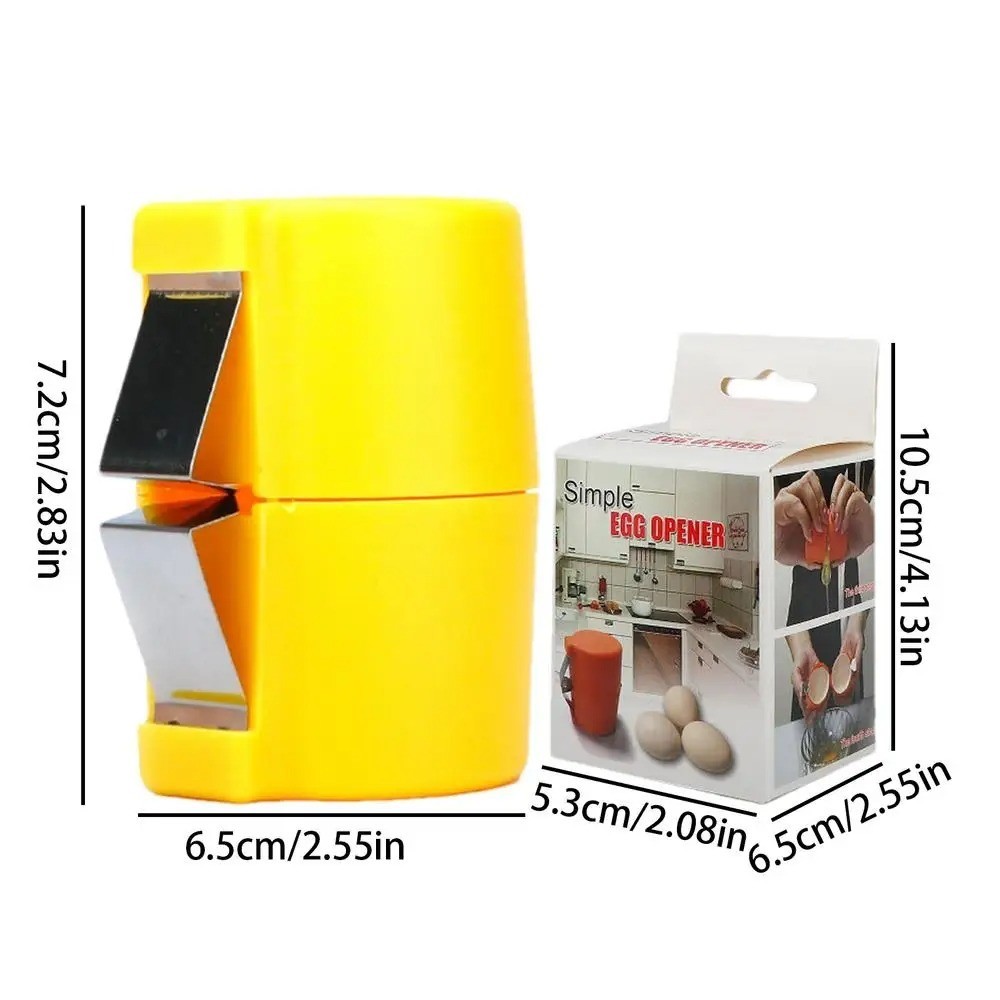 Share Egg Cracker Tool Egg Breaker Manual Shell Separator Opener Kitchen Tools
