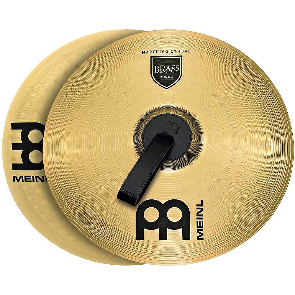 Meinl Brass Marching Medium Cymbal Pair 13 inch