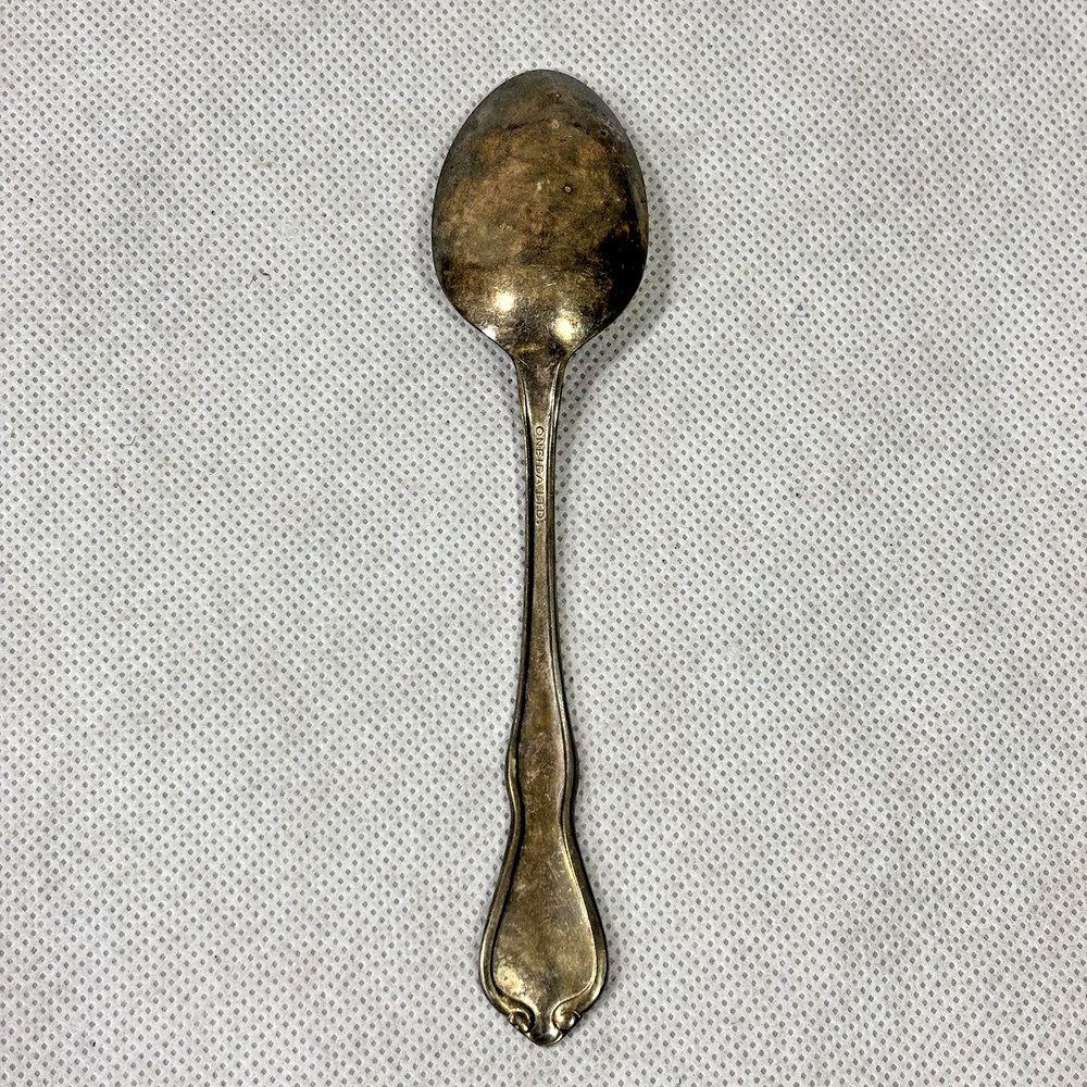 Oneida Ltd Silverplate Spoon P Crown