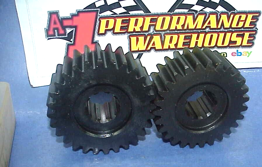 Set #2 Quick Change Rear End 4.28-5.04 Gears 10 Spline & Plastic Case
