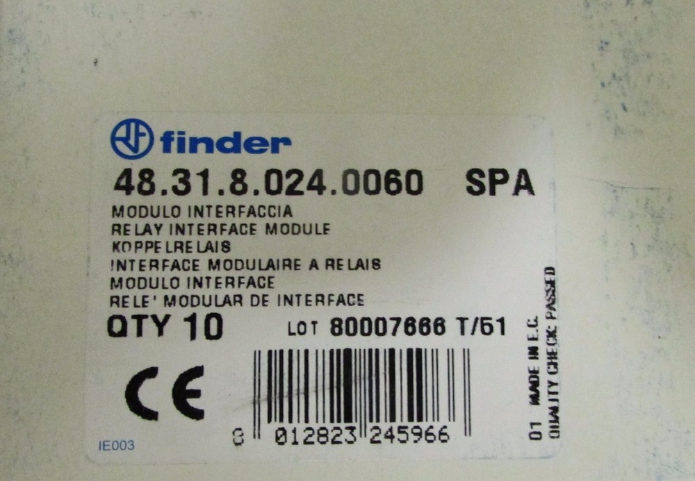 FINDER 48 31 8 024 0060 Interface Relay Module SPA