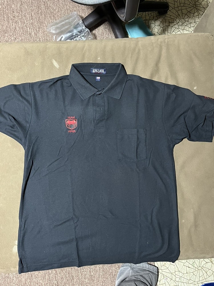 CAAP Black viper Polo Shirt Size Large