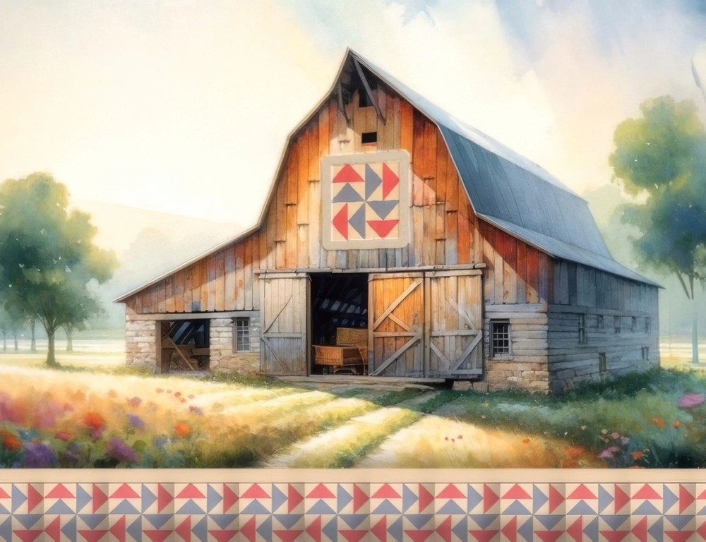 Flying Geese Note Card by It Takes Two