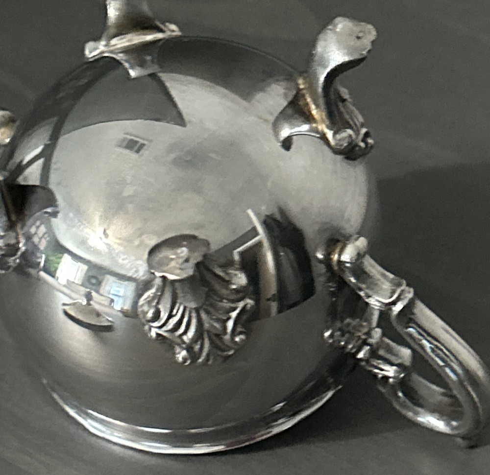 Vintage Silverplate Creamer & Sugar Set