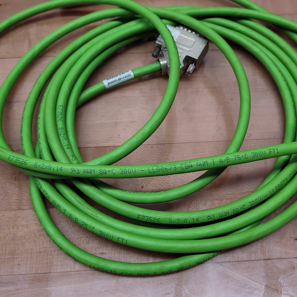 BeckHoff ZK4000-2610-2050 Encoder Cable, Green, 5M - NEW