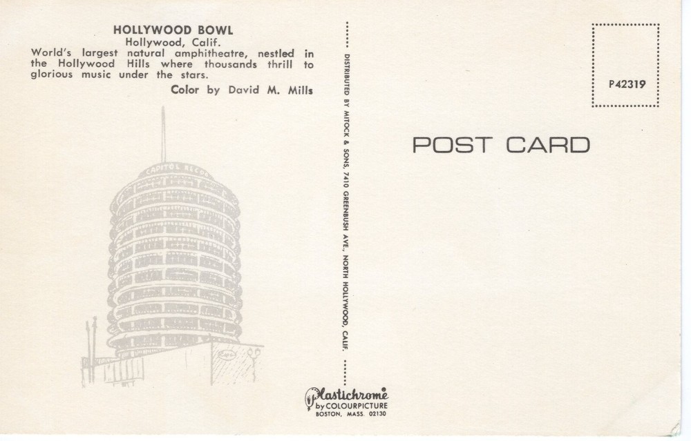 HOLLYWOOD BOWL, HOLLYWOOD, CA - PC6153