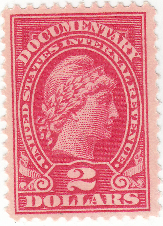 Scott # R241 - $2 Rose - MNG