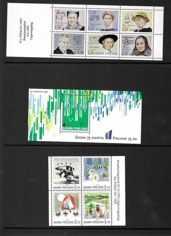 Finland 1992 MNH Selection Cat £91+