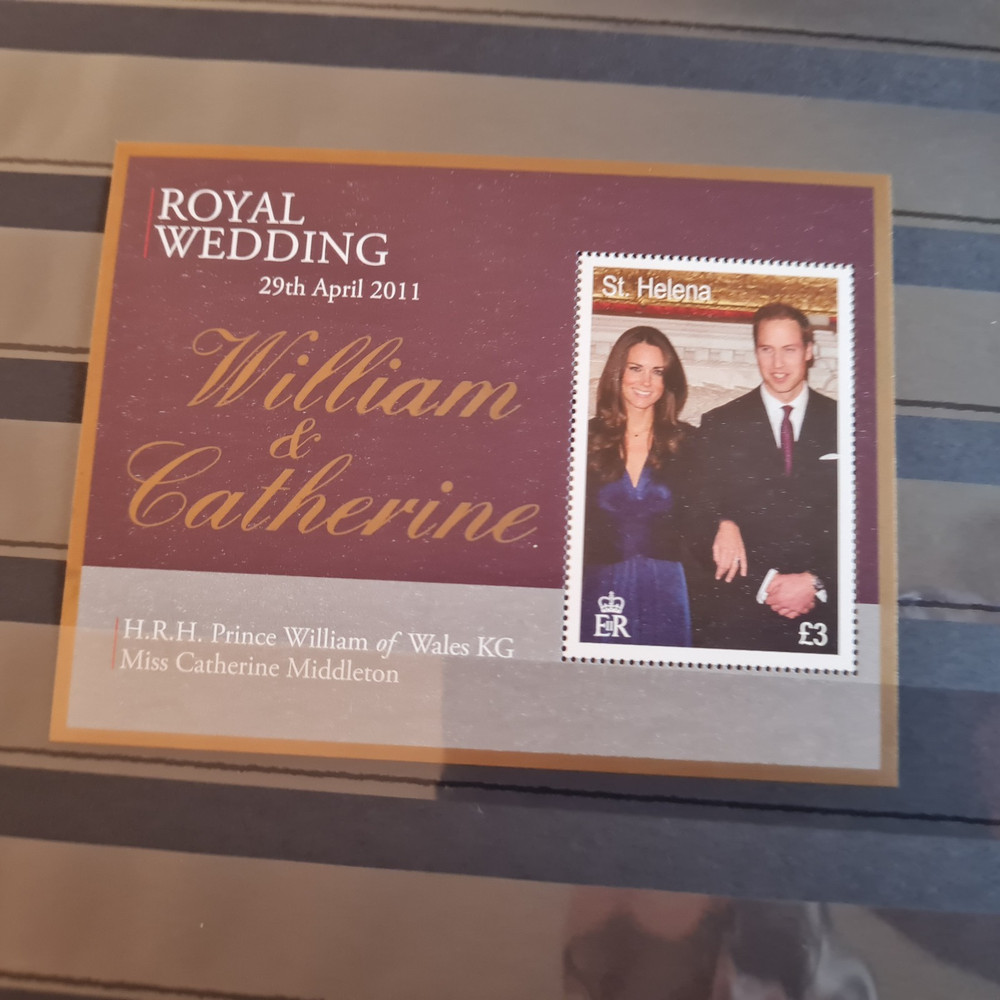ST HELENA 2011 SG MS1156 ROYAL WEDDING (1ST ISSUE) MNH