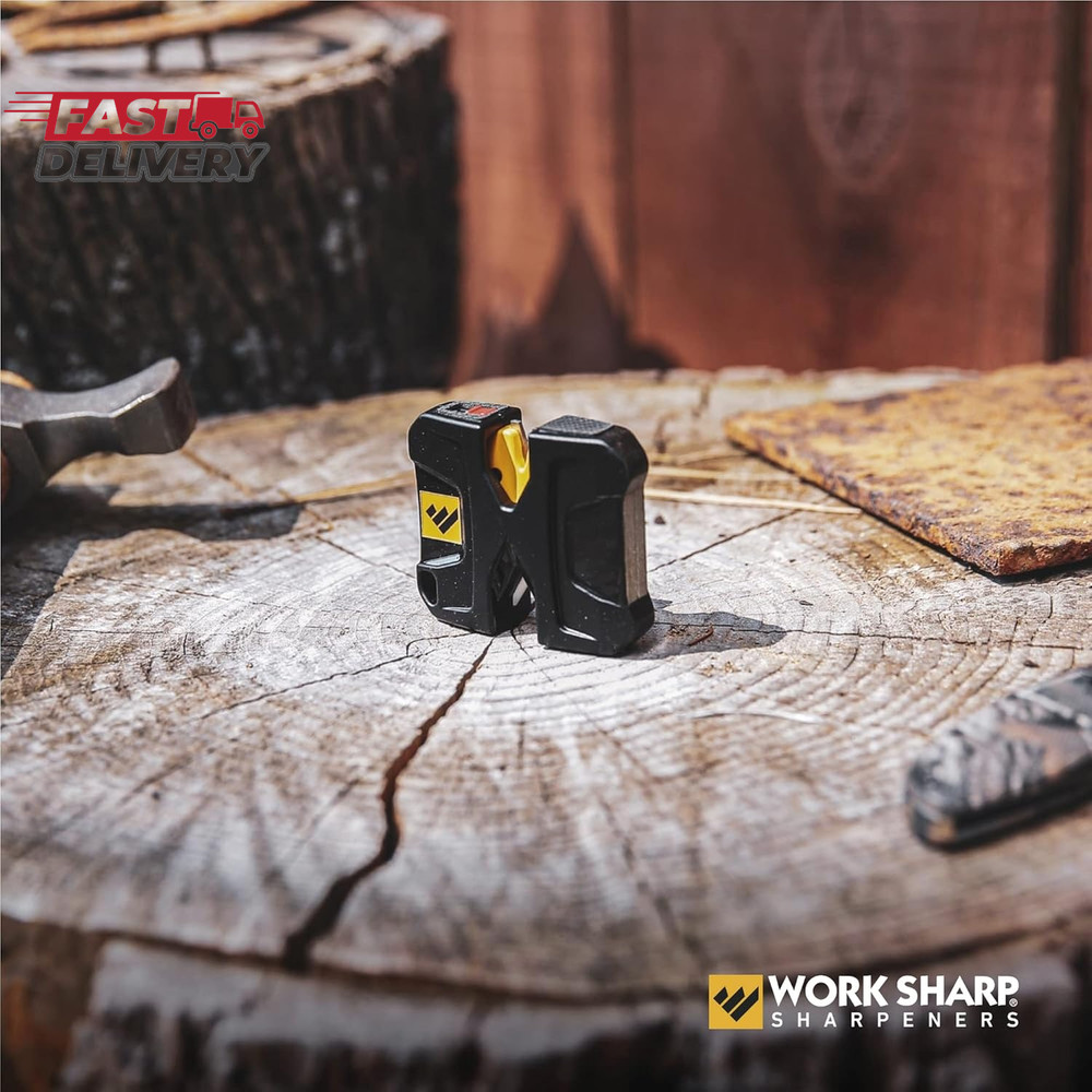 Work Sharp Portable Pivot Knife Sharpener, WSEDCPVT EDC Black