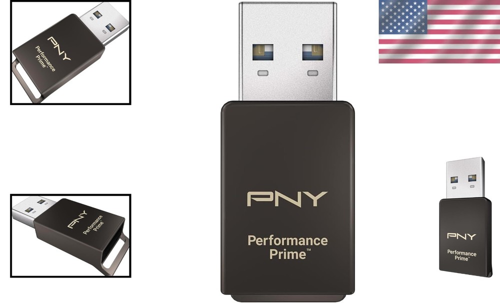 Performance Prime USB 3.2 Type-A MicroSD Card Reader - 200MB/s & 150MB/s Speeds