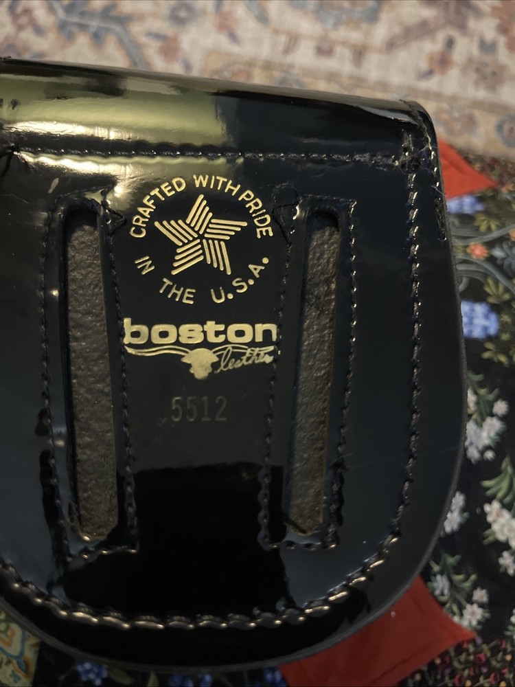 Boston Leather Double Cuff Case Shiny- 5512