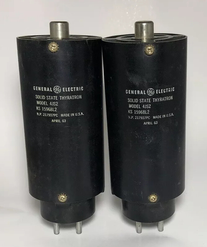 2 GE Solid State Thyratrons 4JS2 KS 15968 L2