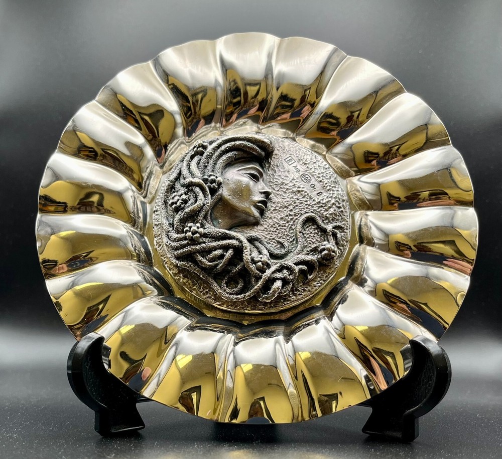Magnificent Italian Silver - 800 Engraved Dish