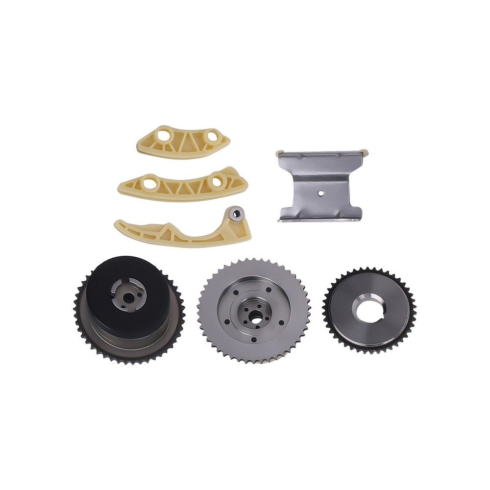 Complete Engine Rebuild Kit Crankshaft Rods Timing for Chevy Buick GMC 2.4L