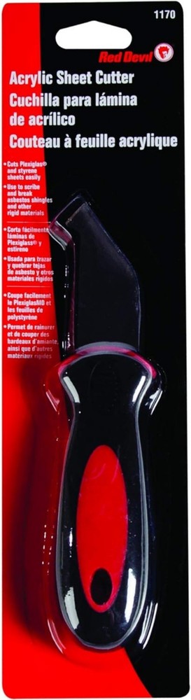 Plexiglass Scoring Tool Alloy Steel Plastic Handle Accurate Scribing Break