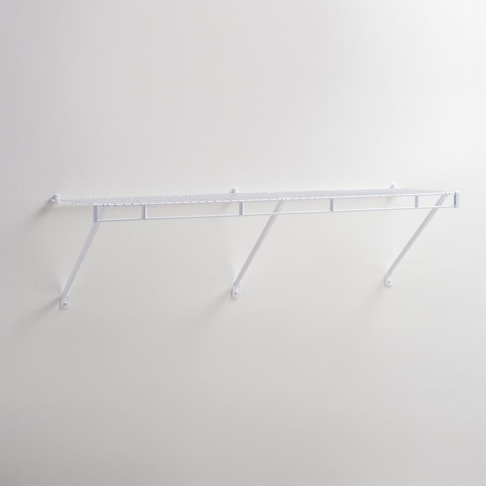 4' Wardrobe Prepack ShelfWhite