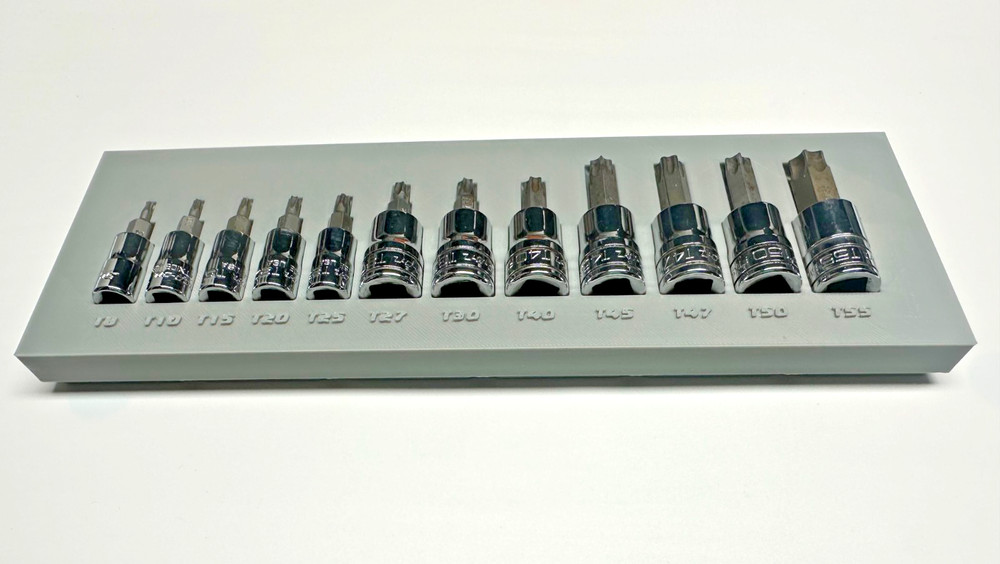 Snap On - 12 PC. Torx Tool Tray - Gridfinity - Read Description -