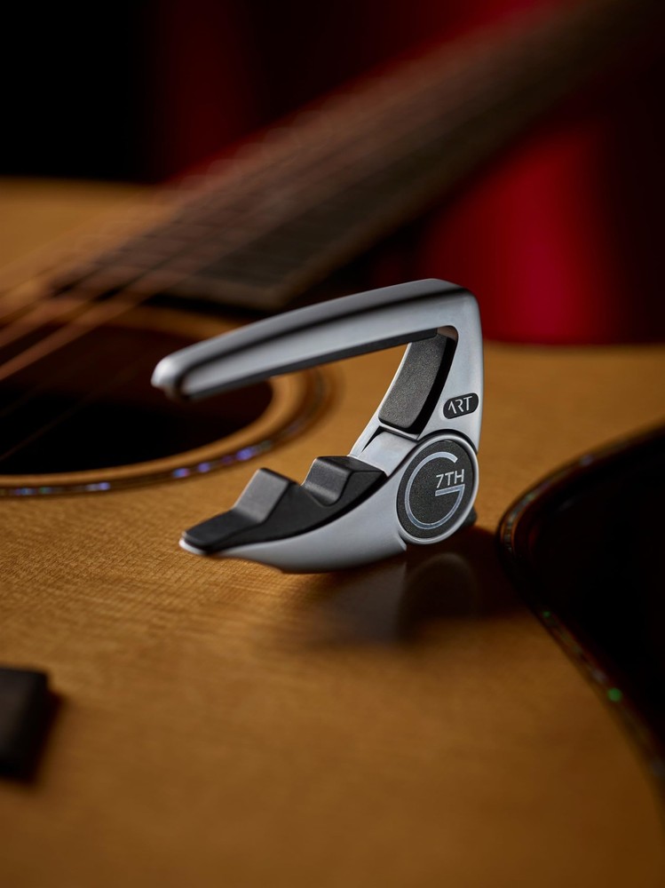 Performance 3 Guitar Capo - Steel String Silver - 52mm - Adaptive Radius Tech...