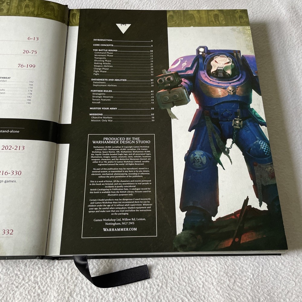 Warhammer 40k Leviathan Core Rule Book Hardback