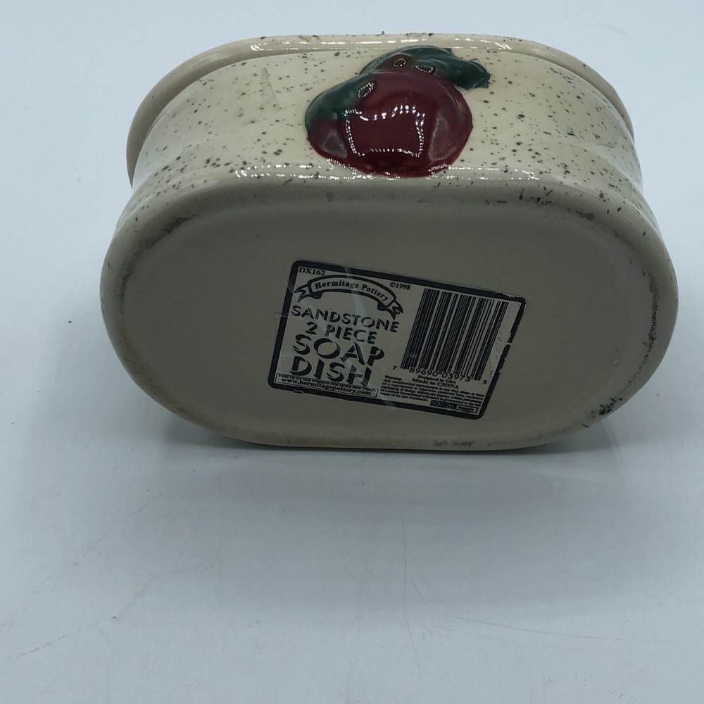 Hermitage Pottery Sandstone 2 Piece Soap Dish