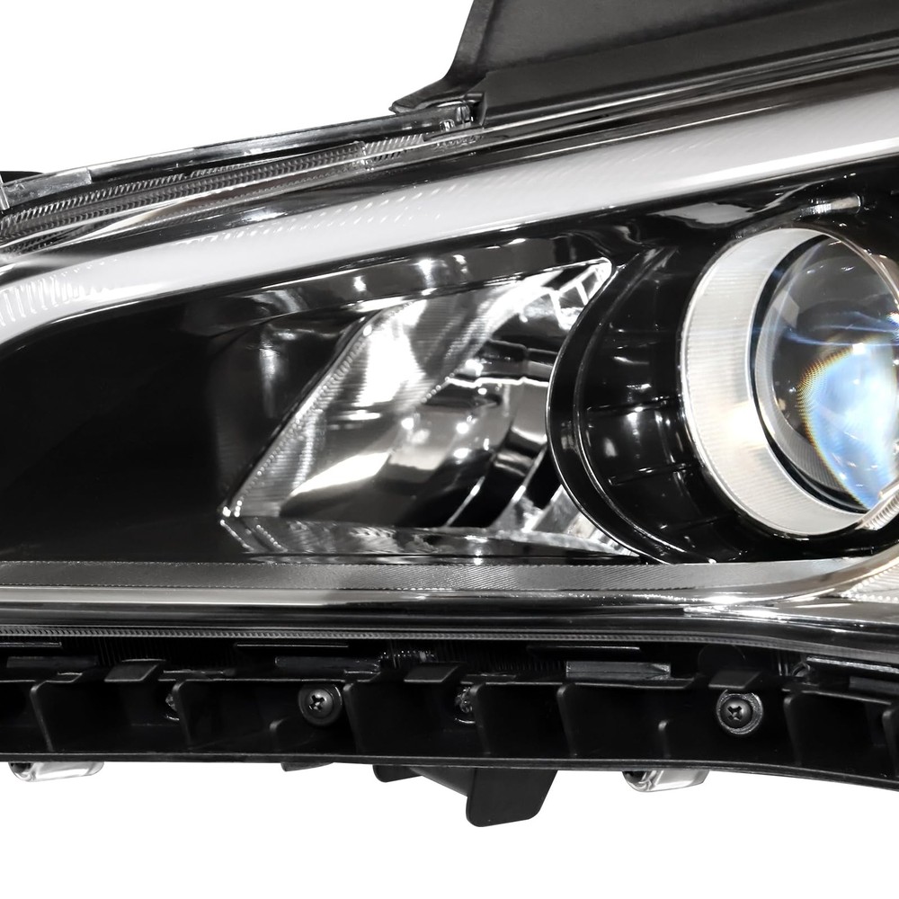 Halogen Front Headlights for 2015-2017 Sonata Driver Passenger Side Pair